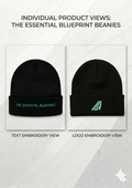 : The Essential Blueprint Beanie – Black